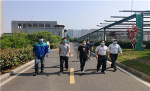 合肥市城建局視察王小郢污水處理有限公司安全生產工作